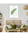 Canvas painting - Green leaf | FEEBY