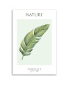 Canvas painting - Green leaf | FEEBY