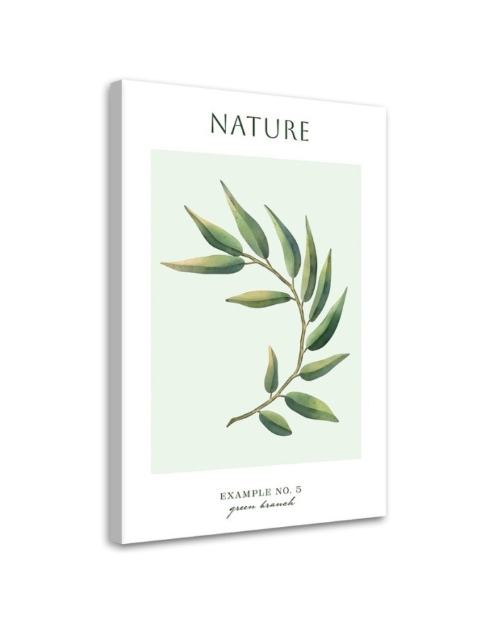 Canvas painting - Green twig | FEEBY