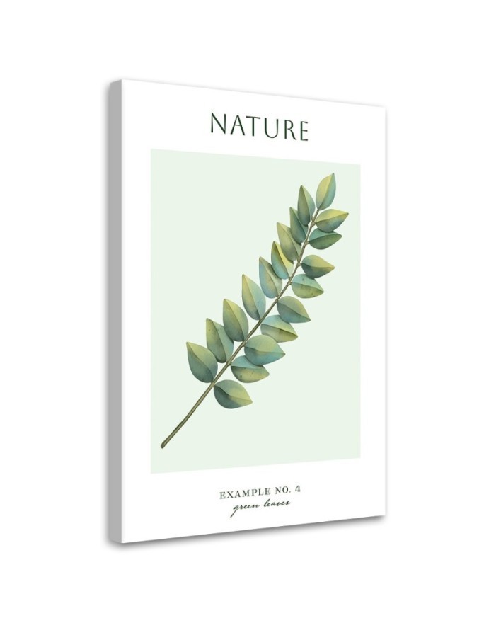Canvas painting - Green leaves | FEEBY