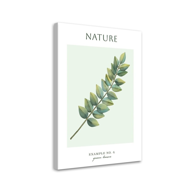 Canvas painting - Green leaves | FEEBY