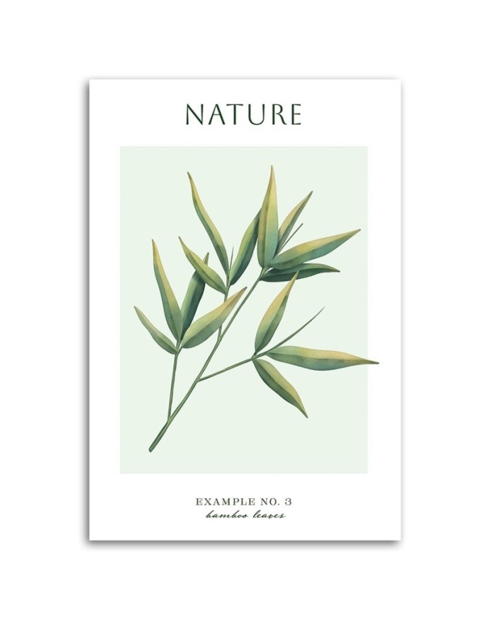 Canvas painting - Bamboo leaves | FEEBY