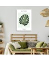 Canvas painting - Green leaf | FEEBY