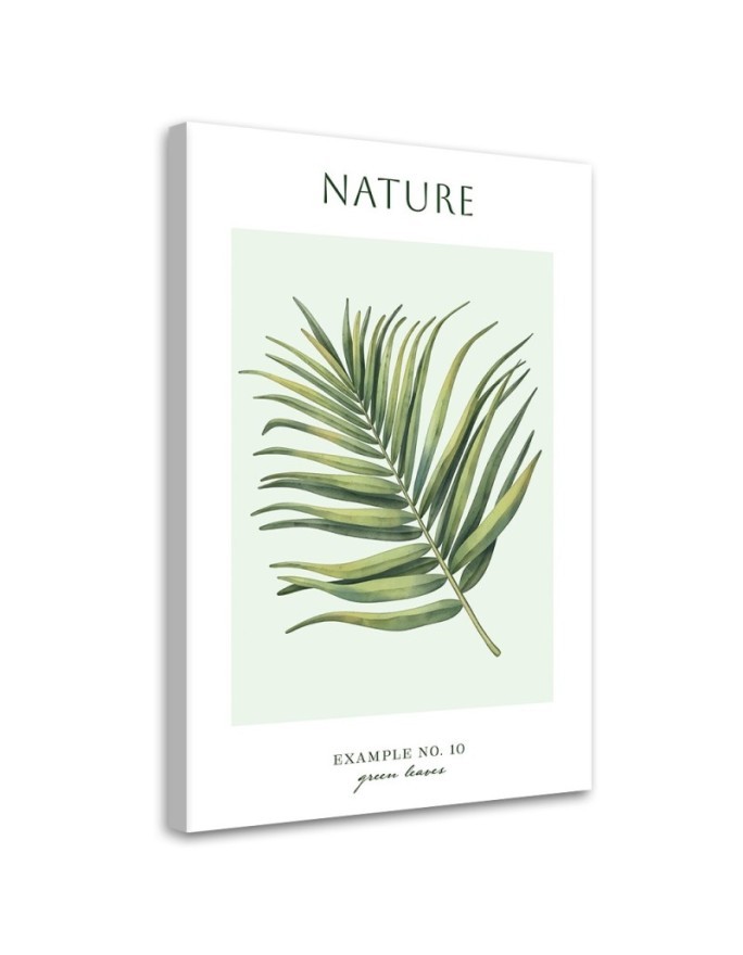 Canvas painting - Green leaf | FEEBY