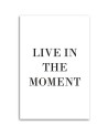 Canvas painting - Inscription Live in the moment | FEEBY