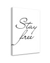 Canvas painting - Inscription Be free | FEEBY