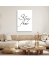 Canvas painting - Inscription Be free | FEEBY
