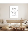 Canvas painting - Inscription Be the change you wish | FEEBY
