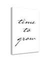 Canvas painting - Inscription Time to grow | FEEBY