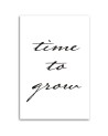 Canvas painting - Inscription Time to grow | FEEBY