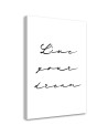 Canvas painting - Inscription Live your dreams | FEEBY