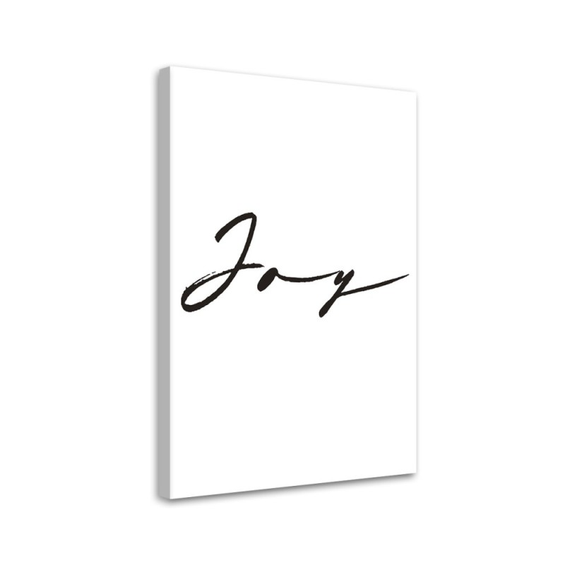 Canvas painting - Inscription Joy | FEEBY