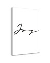 Canvas painting - Inscription Joy | FEEBY