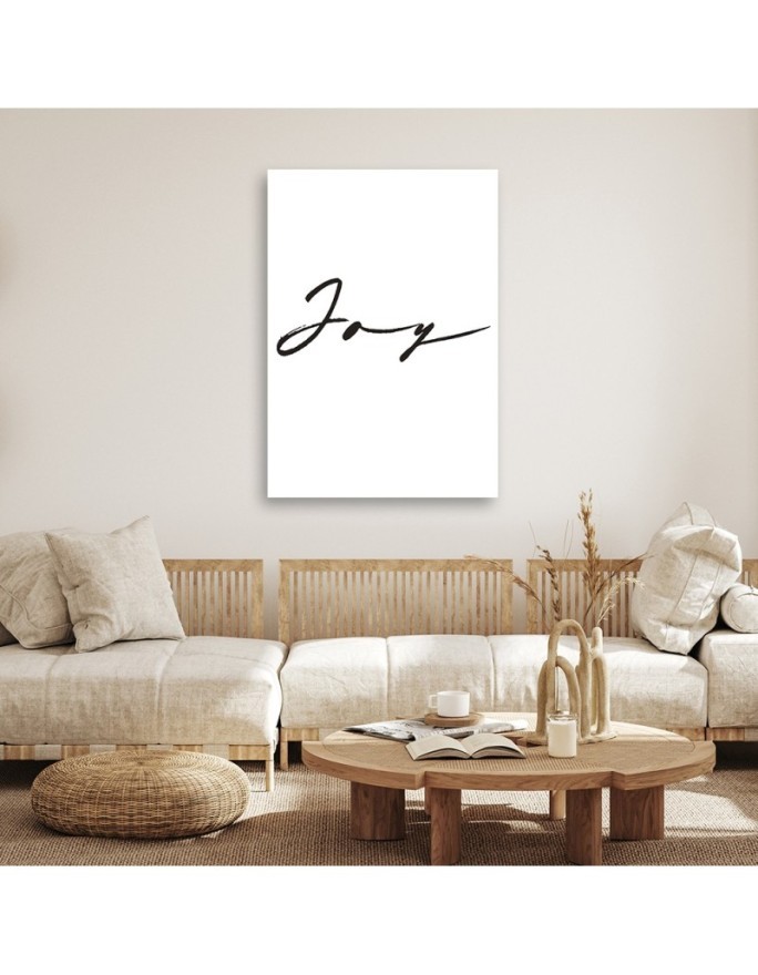 Canvas painting - Inscription Joy | FEEBY