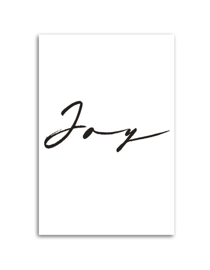 Canvas painting - Inscription Joy | FEEBY