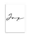 Canvas painting - Inscription Joy | FEEBY