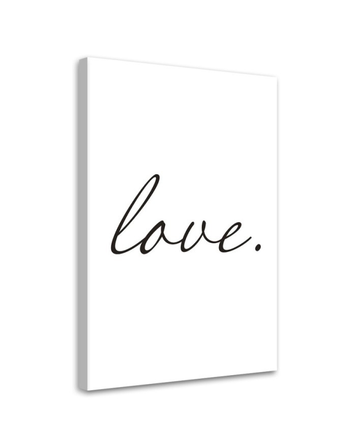 Canvas painting - Inscription Love | FEEBY