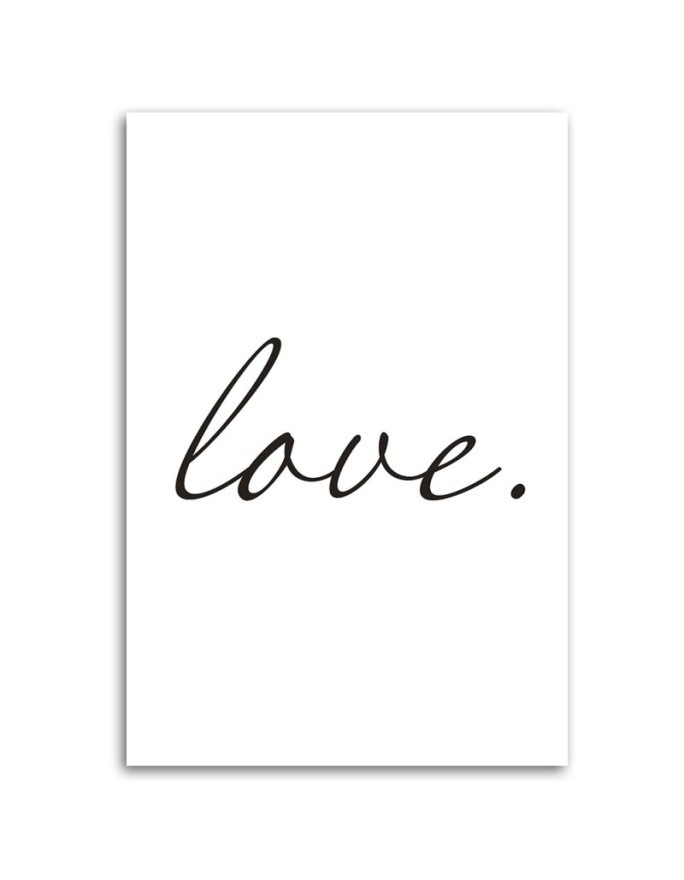 Canvas painting - Inscription Love | FEEBY