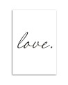 Canvas painting - Inscription Love | FEEBY