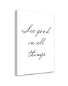 Canvas painting - Inscription See the good in everything | FEEBY