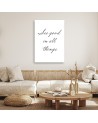 Canvas painting - Inscription See the good in everything | FEEBY