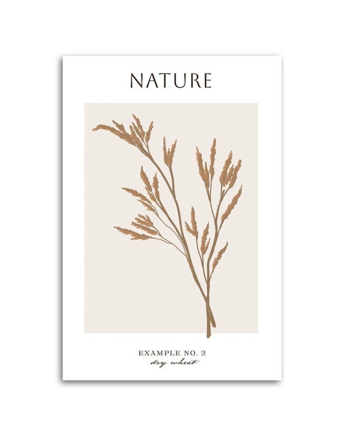 Canvas painting - Dried wheat | FEEBY