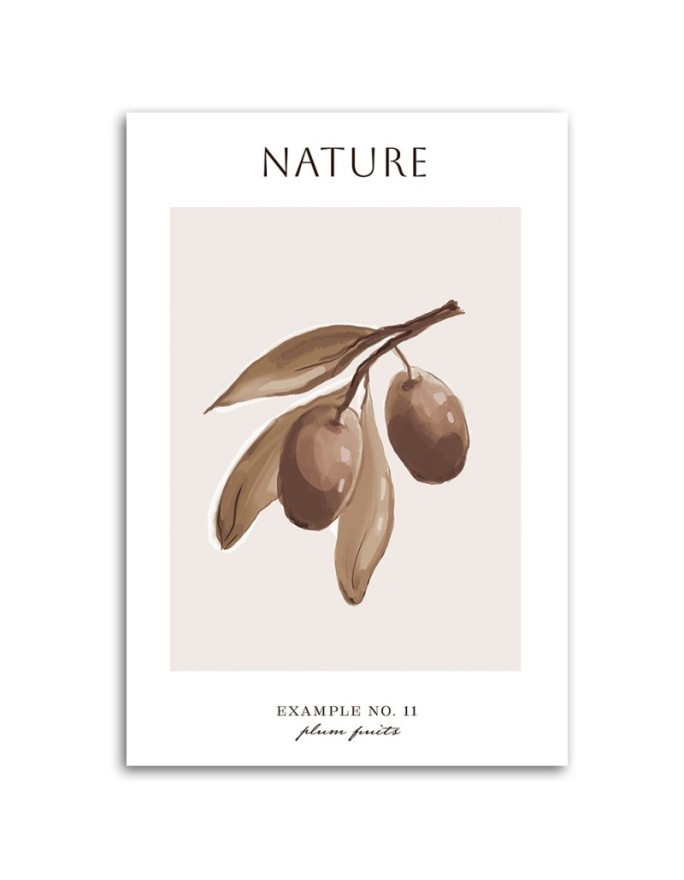 Canvas painting - Plum fruit | FEEBY