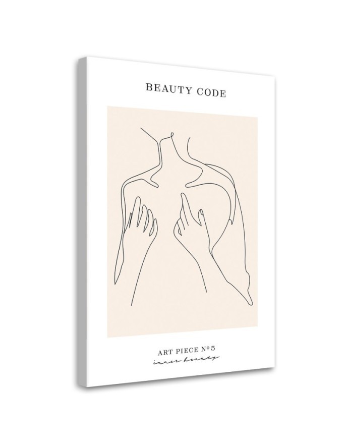 Canvas painting - Human body Line art | FEEBY