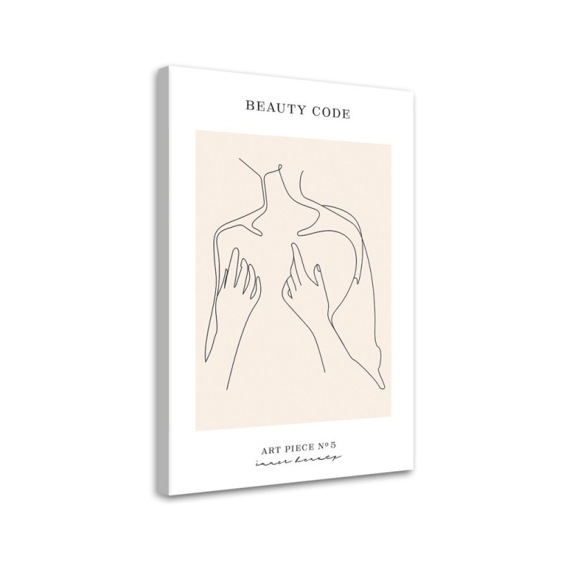 Canvas painting - Human body Line art | FEEBY