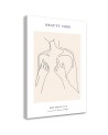 Canvas painting - Human body Line art | FEEBY