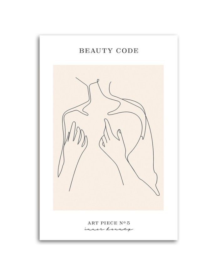 Canvas painting - Human body Line art | FEEBY