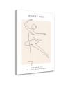 Canvas painting - Ballerina Line art | FEEBY