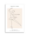 Canvas painting - Ballerina Line art | FEEBY