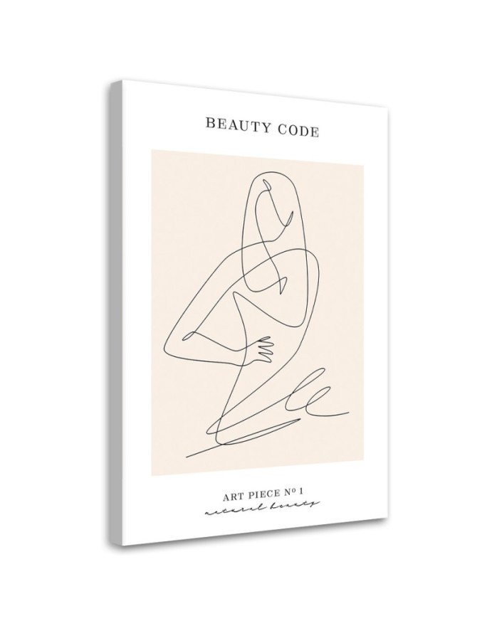 Canvas painting - Woman Line art | FEEBY