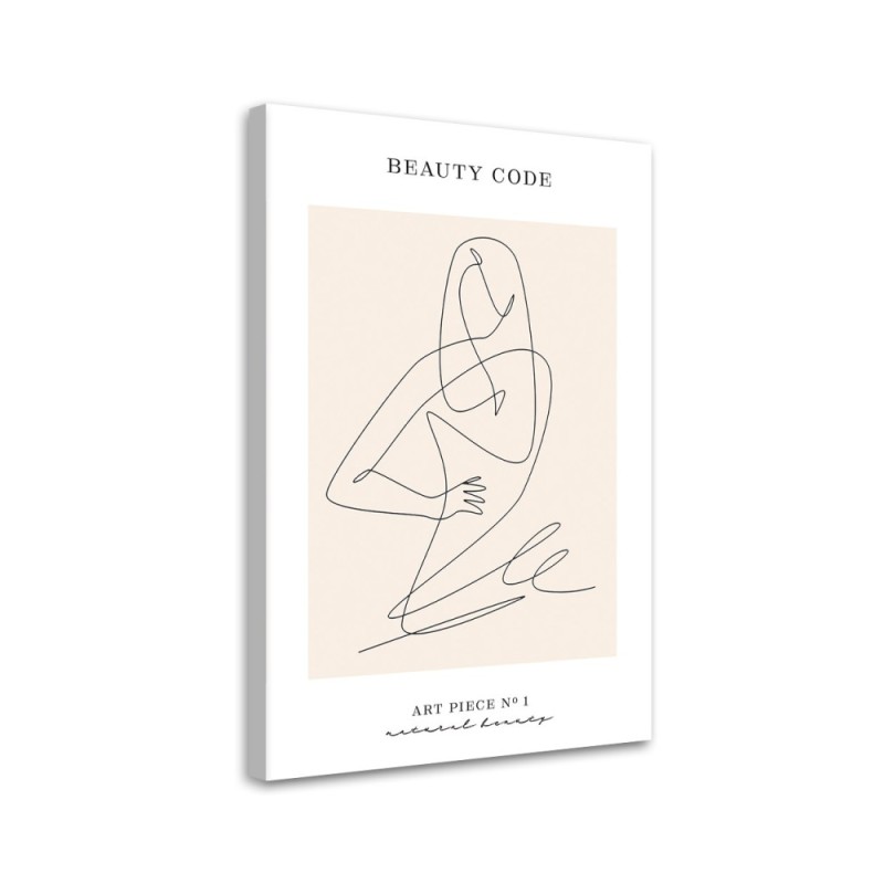 Canvas painting - Woman Line art | FEEBY