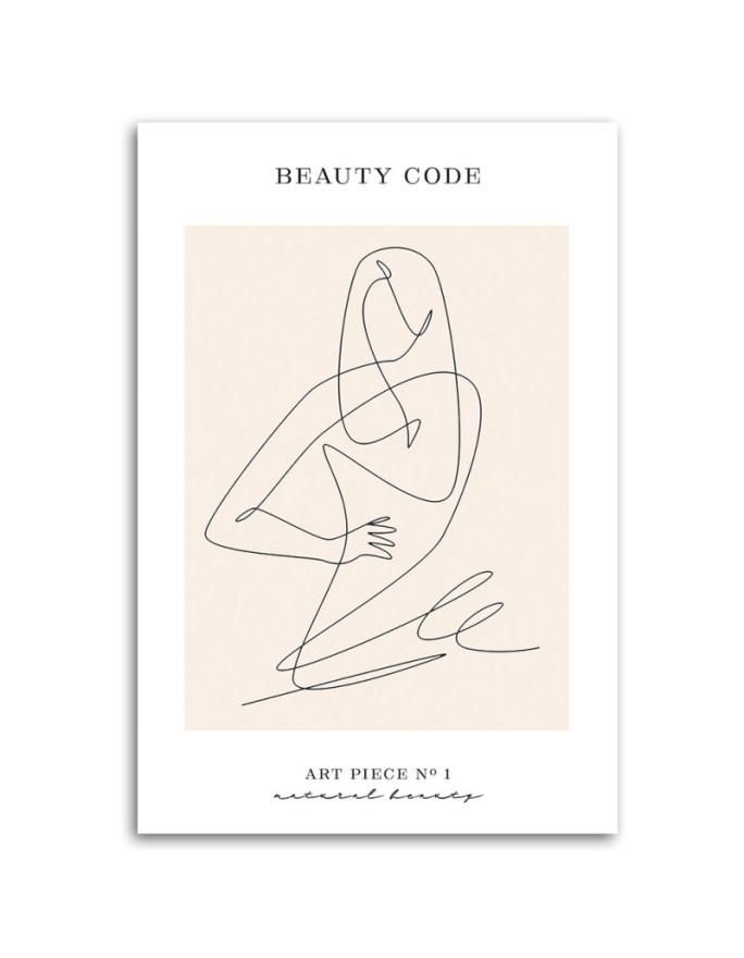 Canvas painting - Woman Line art | FEEBY