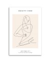 Canvas painting - Woman Line art | FEEBY