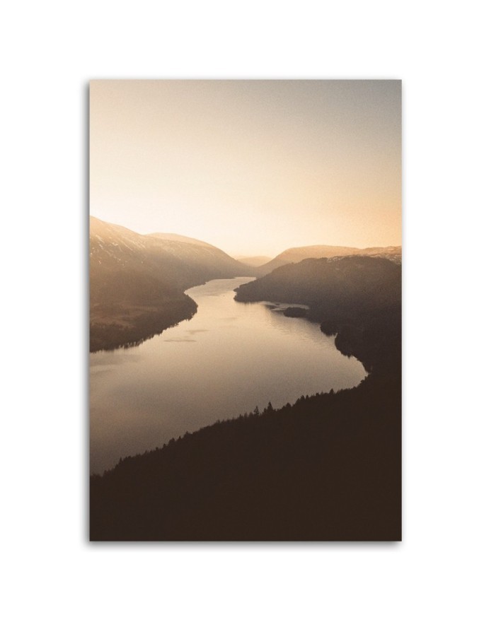 Canvas painting - Sunset over the river | FEEBY