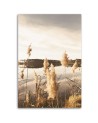 Canvas painting - Pampas grass by the lake | FEEBY