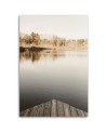 Canvas painting - Footbridge over the lake | FEEBY