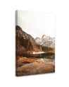 Canvas painting - Snowy mountains above the lake | FEEBY