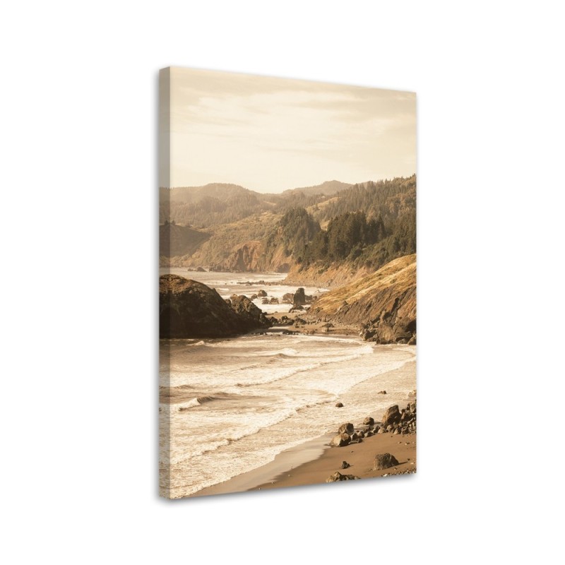 Canvas painting - Forest on the seashore | FEEBY