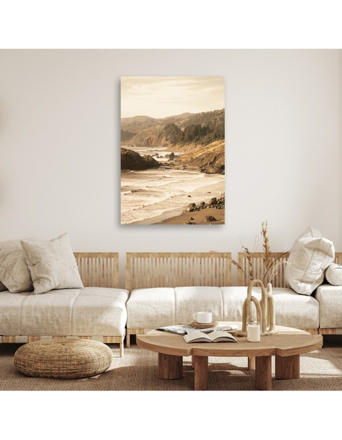 Canvas painting - Forest on the seashore | FEEBY
