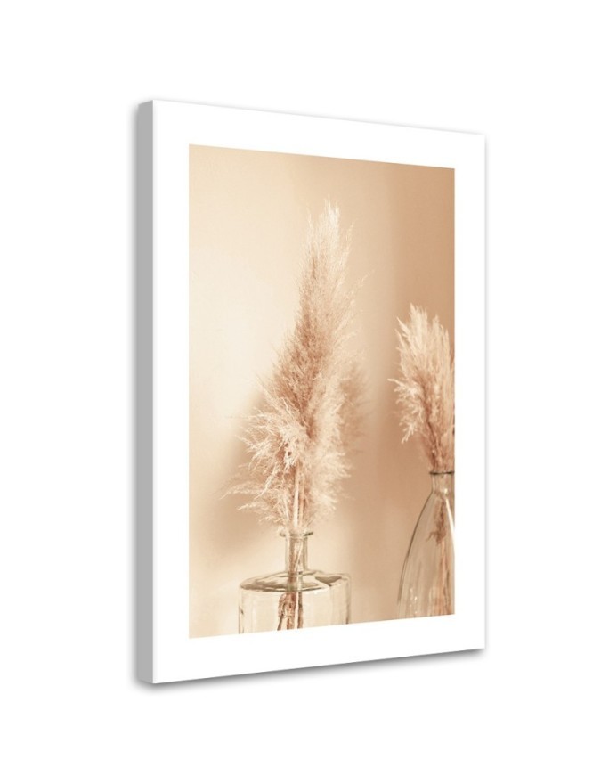 Canvas painting - Pampas grass in a vase | FEEBY