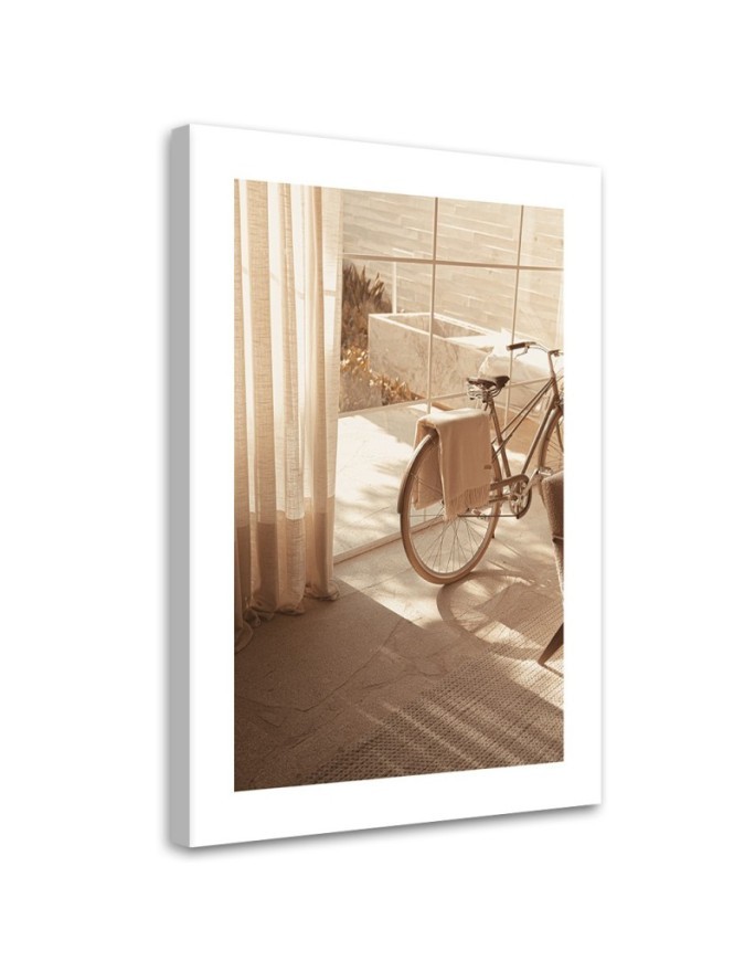 Canvas painting - Old bicycle at home | FEEBY