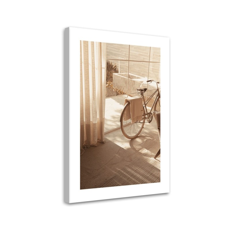 Canvas painting - Old bicycle at home | FEEBY