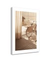 Canvas painting - Old bicycle at home | FEEBY