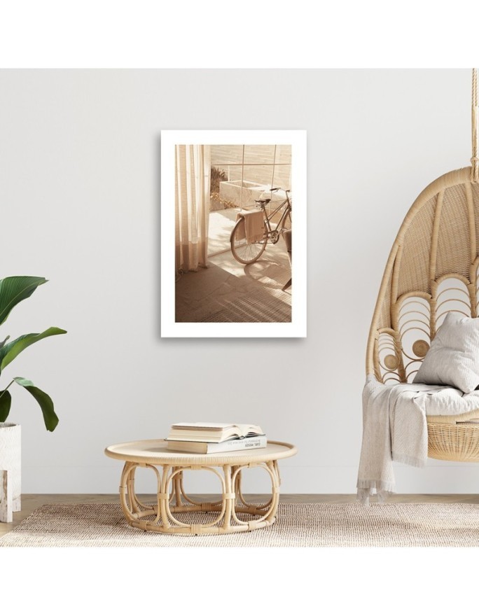 Canvas painting - Old bicycle at home | FEEBY