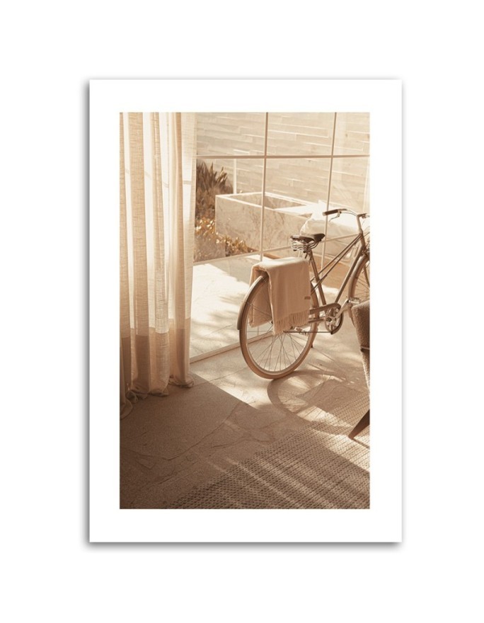 Canvas painting - Old bicycle at home | FEEBY