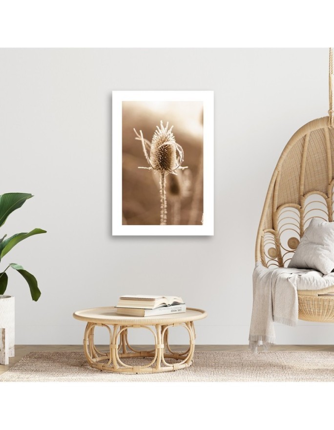 Canvas painting - Macro thistle | FEEBY